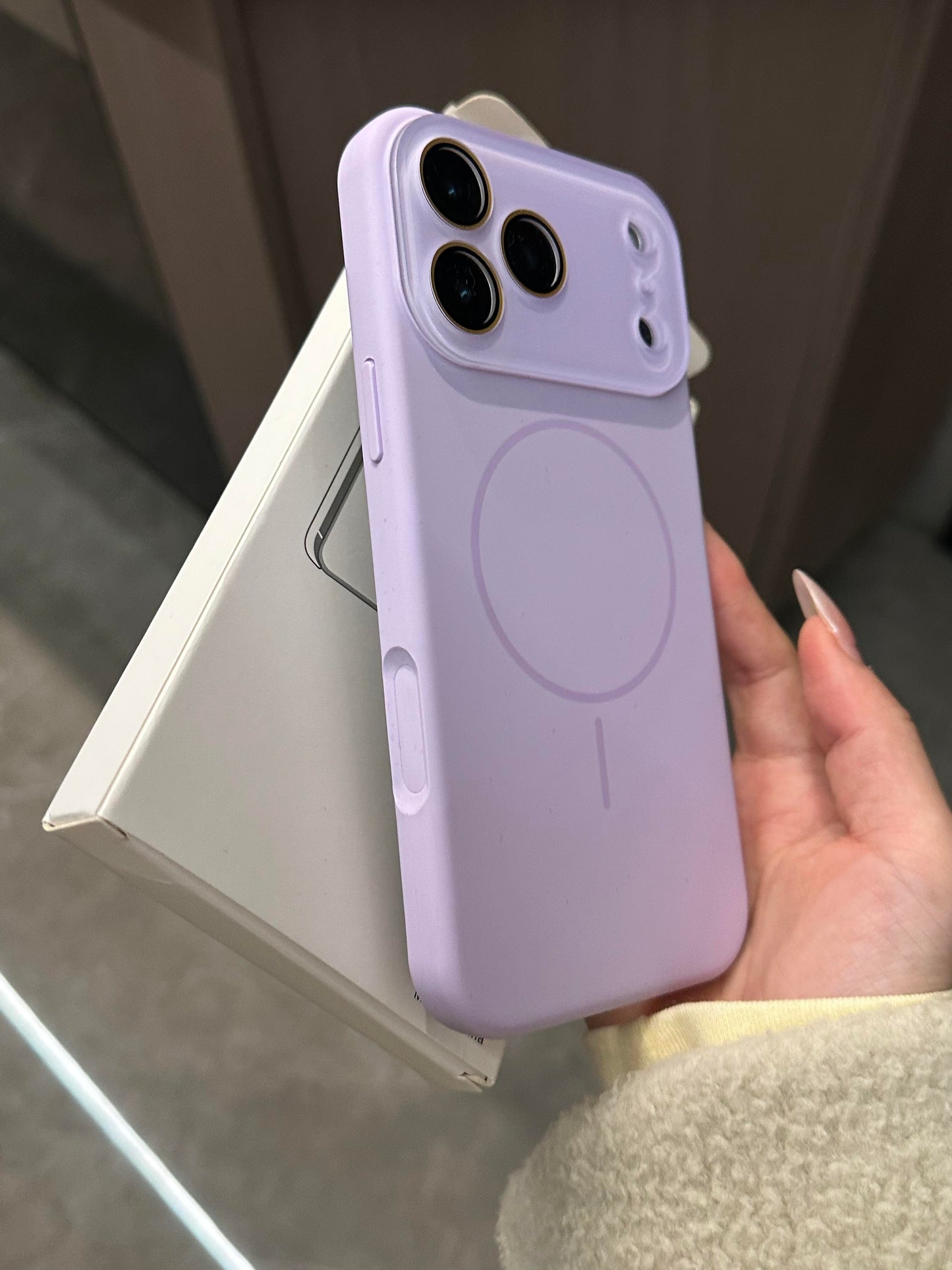 ( MagSafe ) Silicone Case with Lens Cover