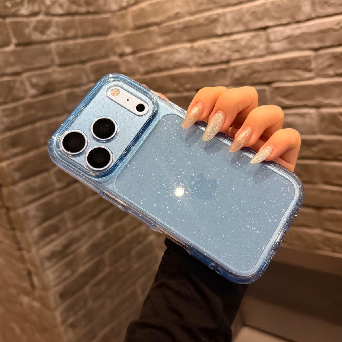Glitter Clear iPhone Case