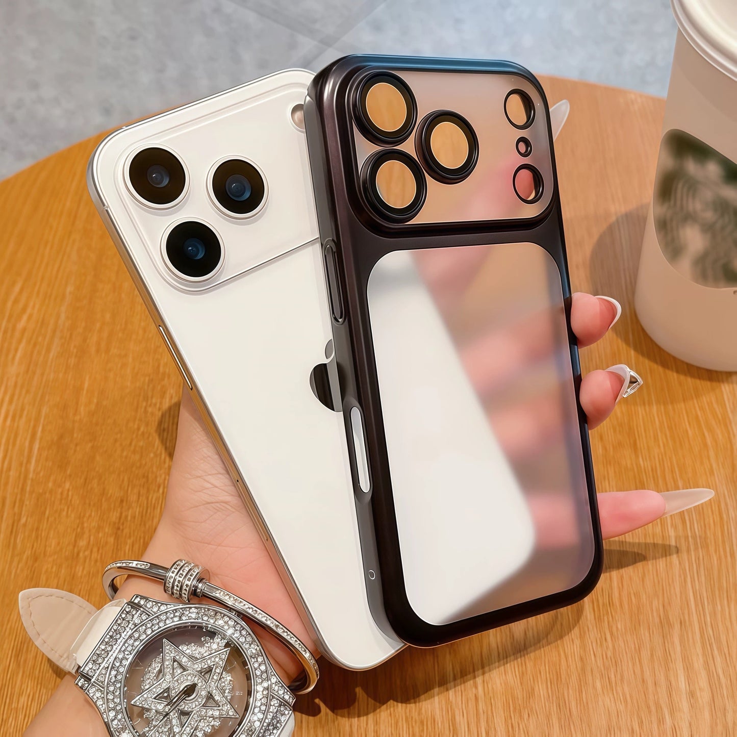 Luxury Electroplated Solid Color Case