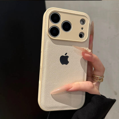 INS Luxury Litchi Grain Case for iPhone