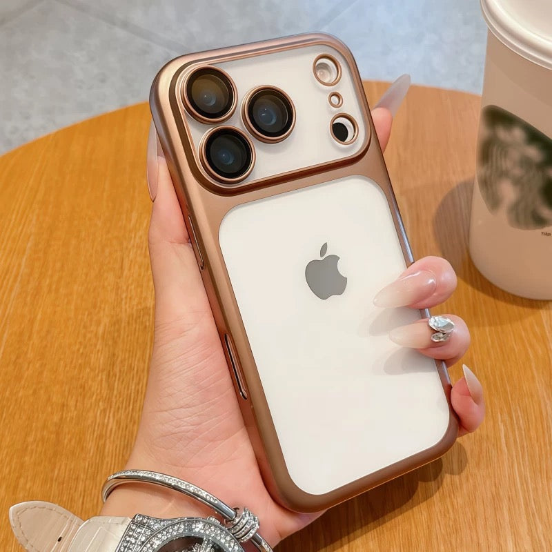 Luxury Electroplated Solid Color Case