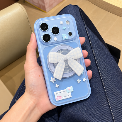 Baby Blue Bow iPhone Case