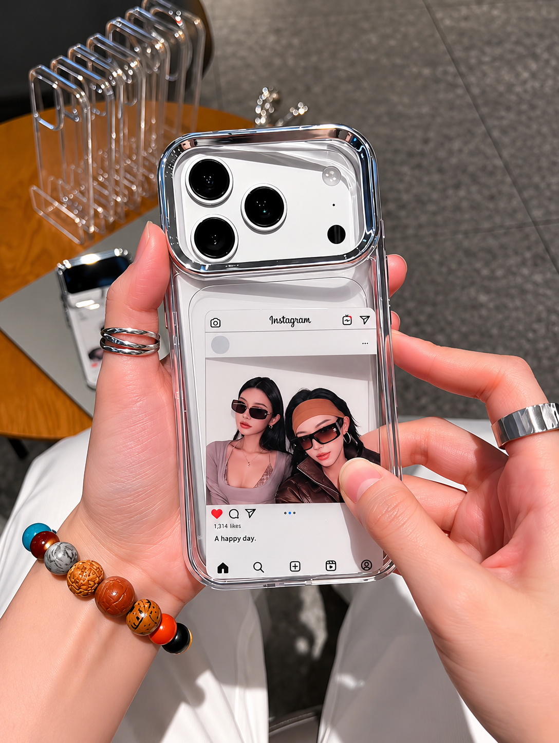 Aesthetic Photo Card Case