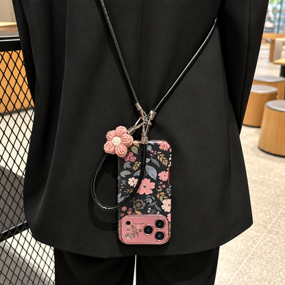 Floral Crossbody iPhone Case