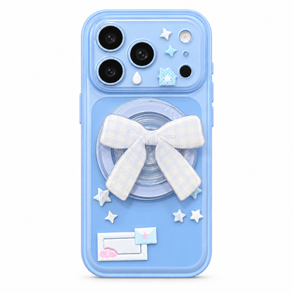 Baby Blue Bow iPhone Case