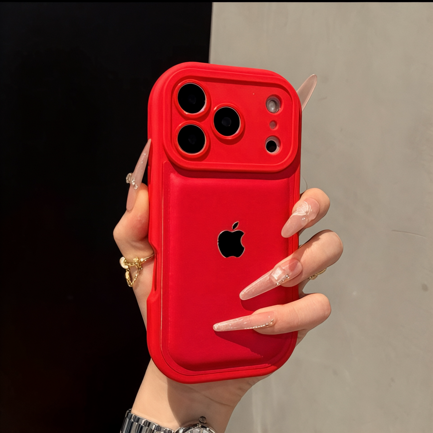 Premium Leather Feel Case – Anti-Drop Design