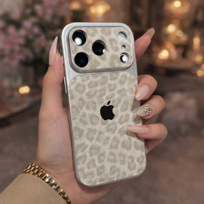 Premium Glitter Leopard iPhone Case