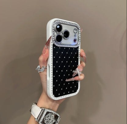 Diamond-studded thickened shockproof case