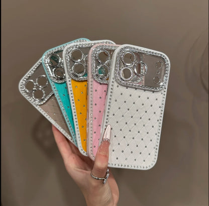 Diamond-studded thickened shockproof case