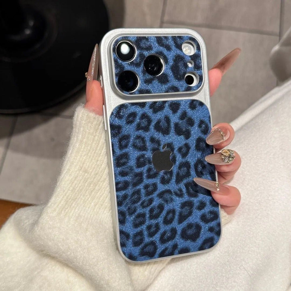 Premium Glitter Leopard iPhone Case