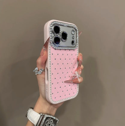 Diamond-studded thickened shockproof case
