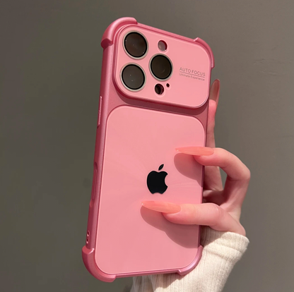 Minimalist and premium aurora-style case for iPhone 17 Pro Max, also compatible with iPhone 16, 15, and 14 — stylish, creative, and perfect for women.