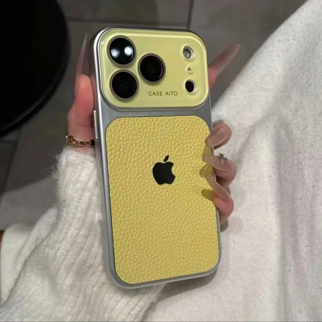 Anti-yellowing case that makes your phone look brand new —  Solid color, hard shell, and shockproof protection
